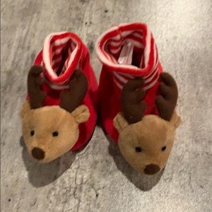Bearington Baby Reindeer Booties